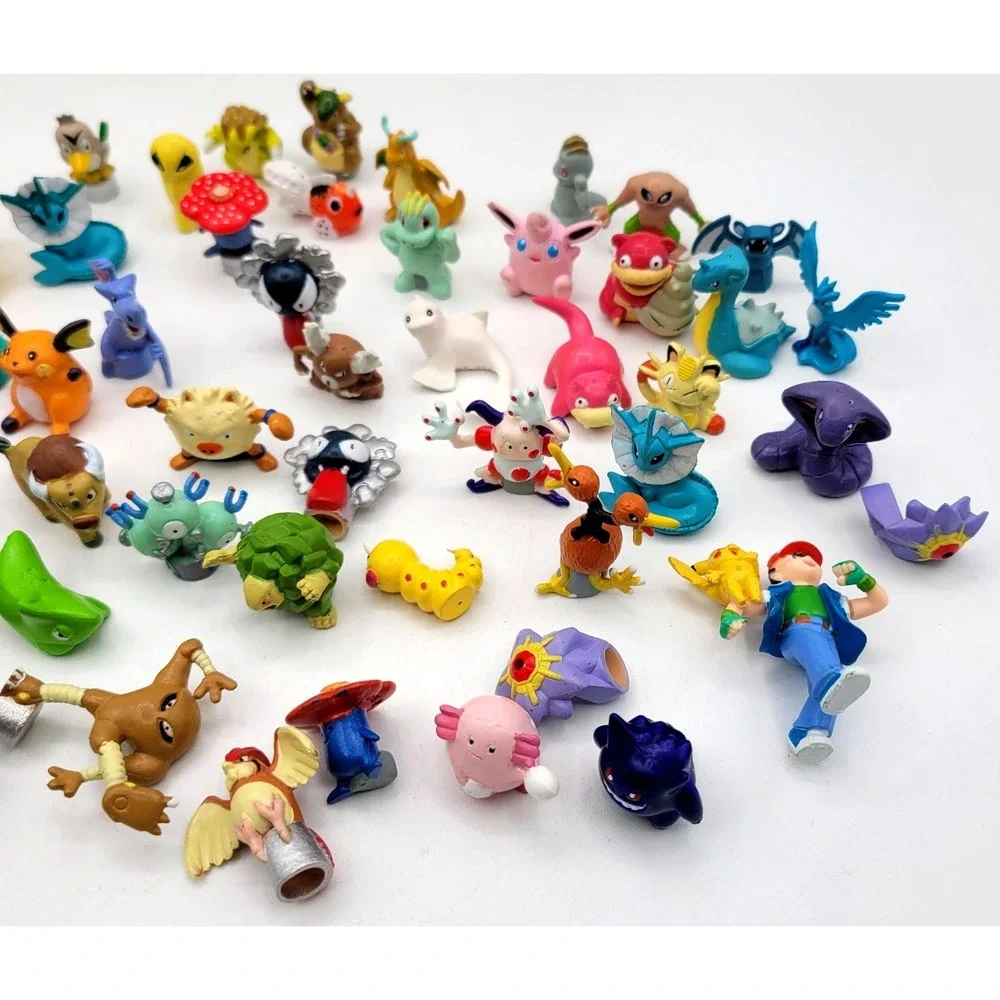 Pokémon‎ Tomy Vintage Figure Toys 66 Lot Mini Figures Nintendo VERY HTF FIGS